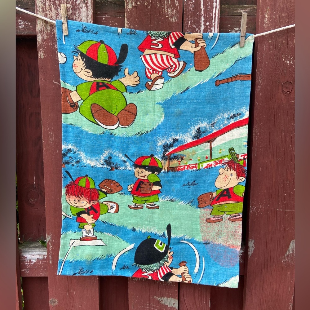 Handmade Baby Baseball Player Quilt